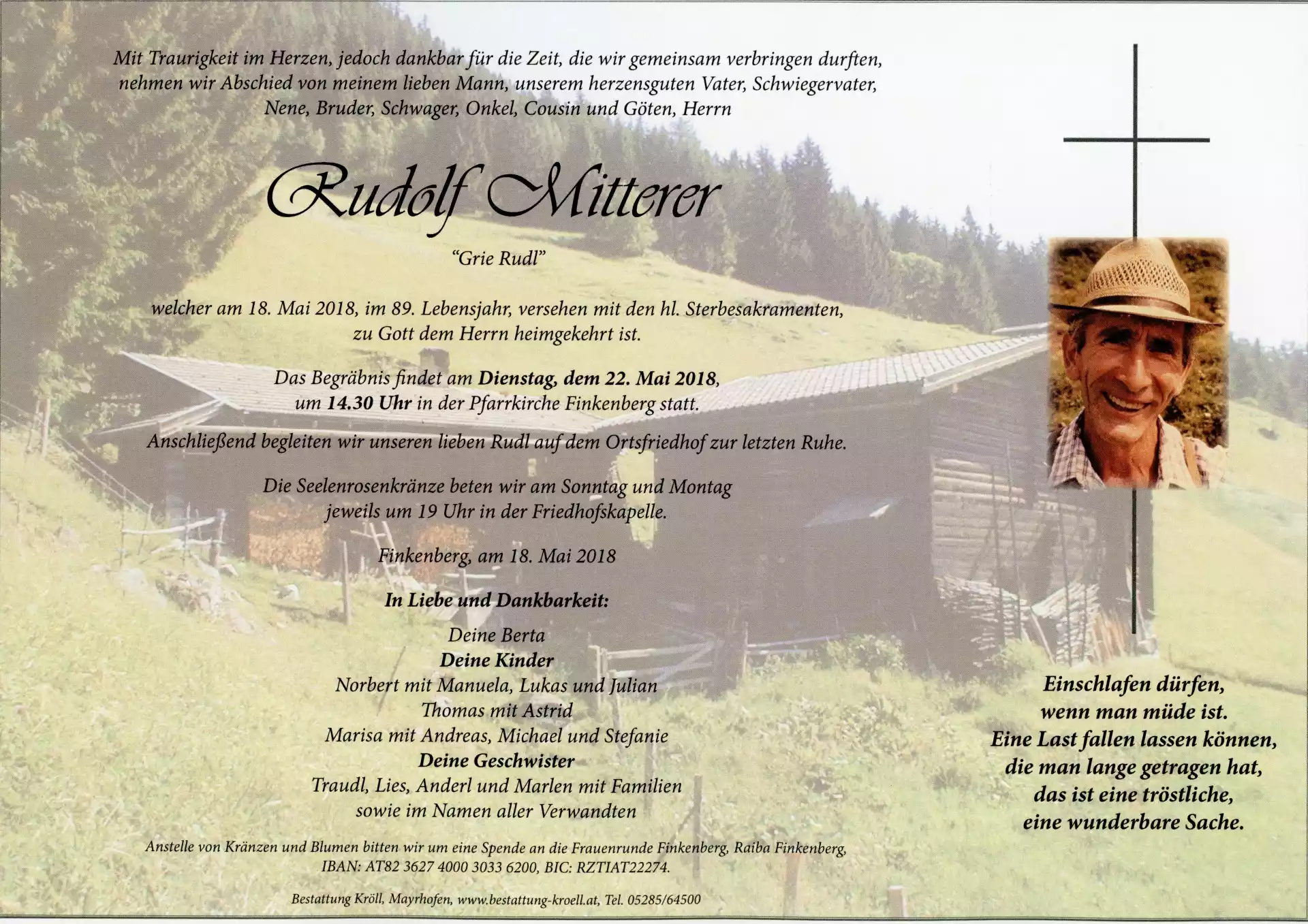 Parte von Rudolf Mitterer